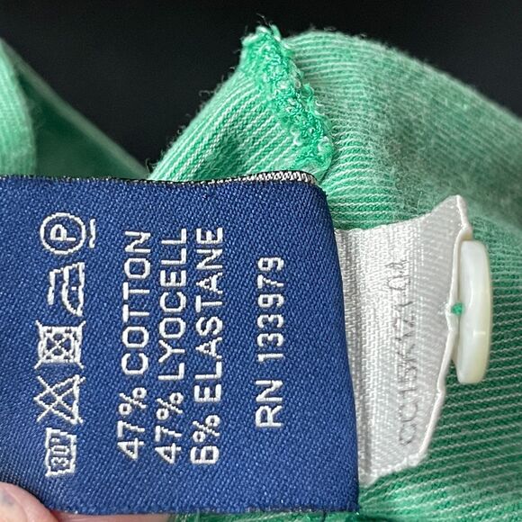 Masters Golf Clubhouse Collection Pull Over Polo Green Medium Logo - Picture 5 of 6